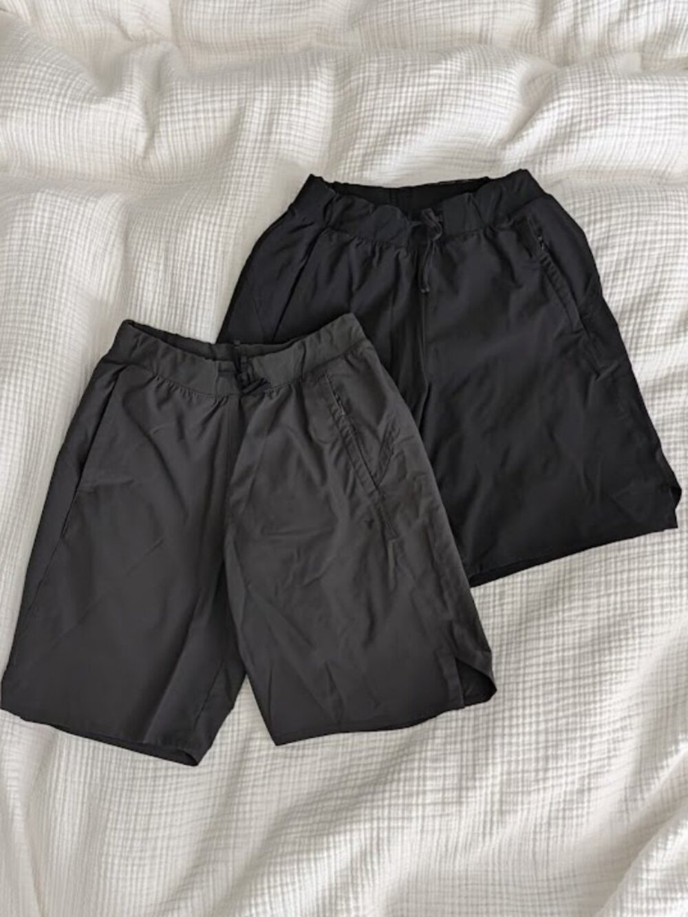 Old Navy Men's Active Shorts - 2 pairs - Gray and Black - Size XS